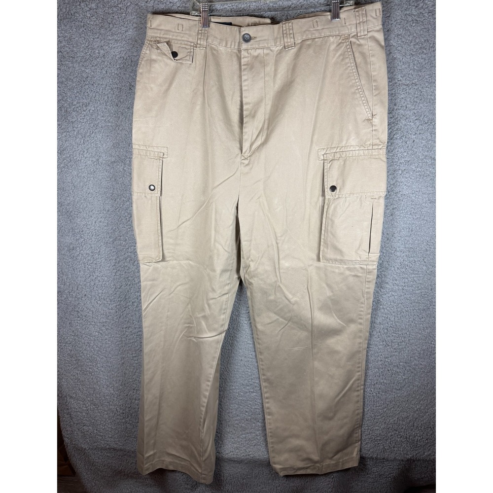 Vintage Polo Ralph Lauren Cargo Pants Mens 41x32 Khaki Classic 67 Chino Utility‎